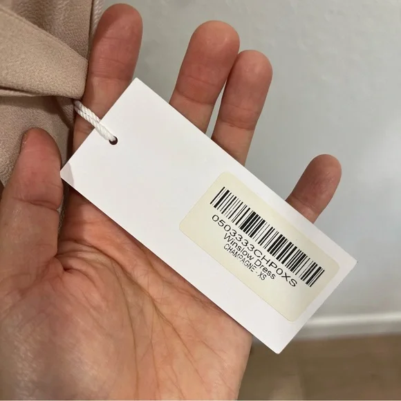 Reformation Winslow Champagne Maxi Dress XS NWT - Picture 7 of 12